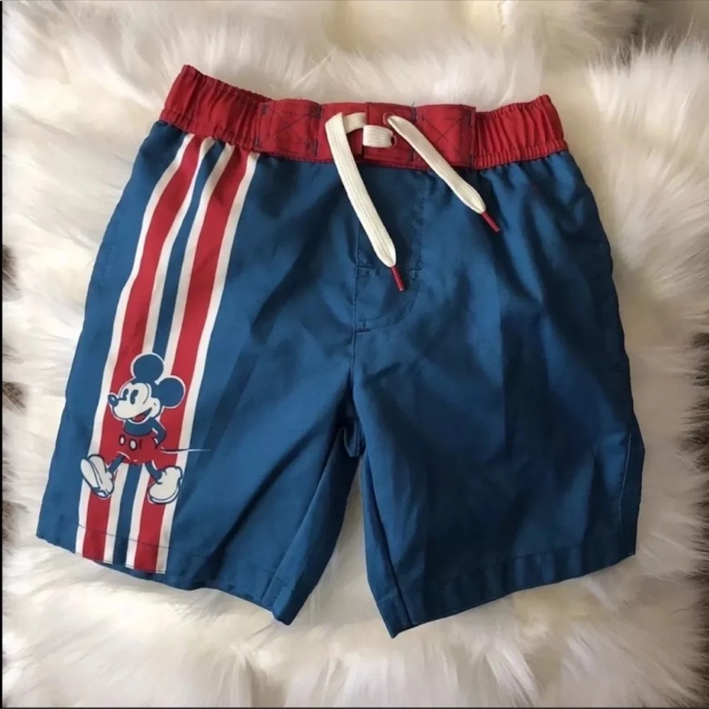 JK Disney Mickey Mouse Swim Trunks Board Shorts XS *NWOT